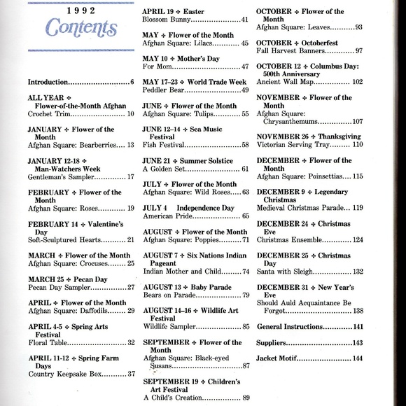 Vanessa-Ann's HOLIDAYS IN CROSS STITCH 1992 - Picture 3 of 3